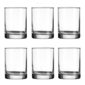 NWT!! Clear Glass Tumbler Set of 6